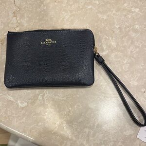 NWT Coach Midnight Navy Wristlet